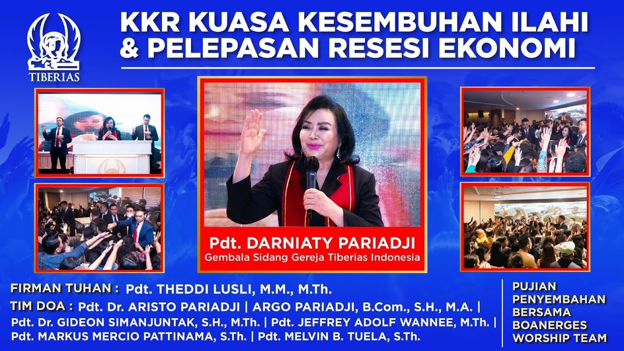 KKR Kuasa Kesembuhan Ilahi & Pelepasan Resesi Ekonomi | Pdt. Darniaty Pariadji | 6 September 2023