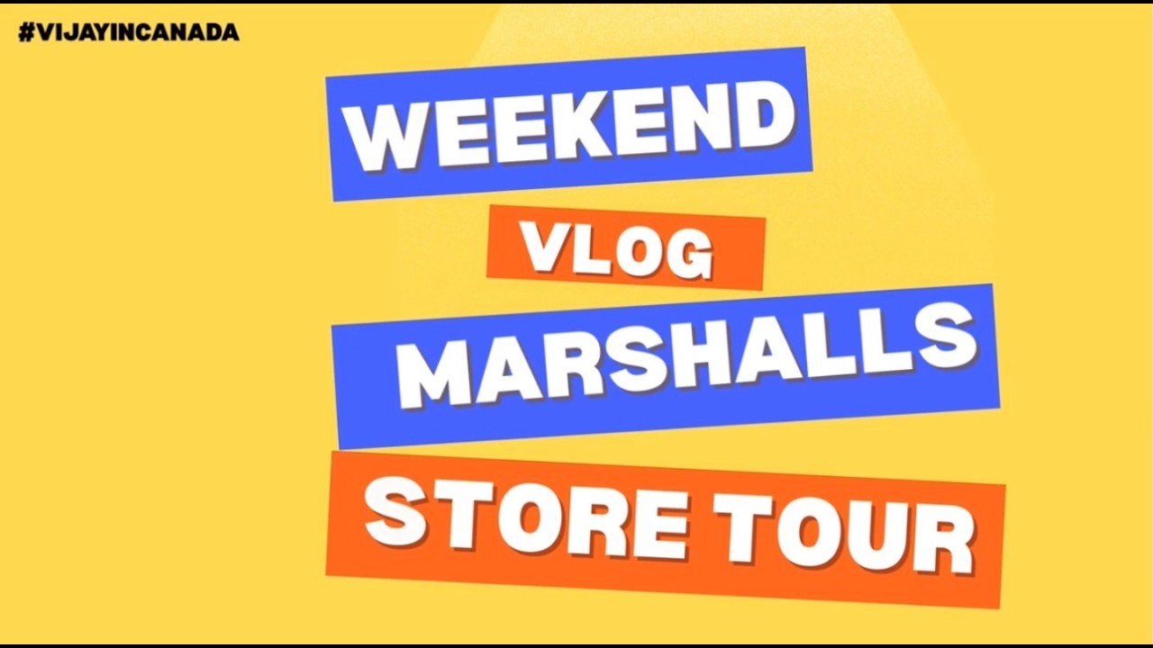 Weekend Vlog | Marshalls Store Tour