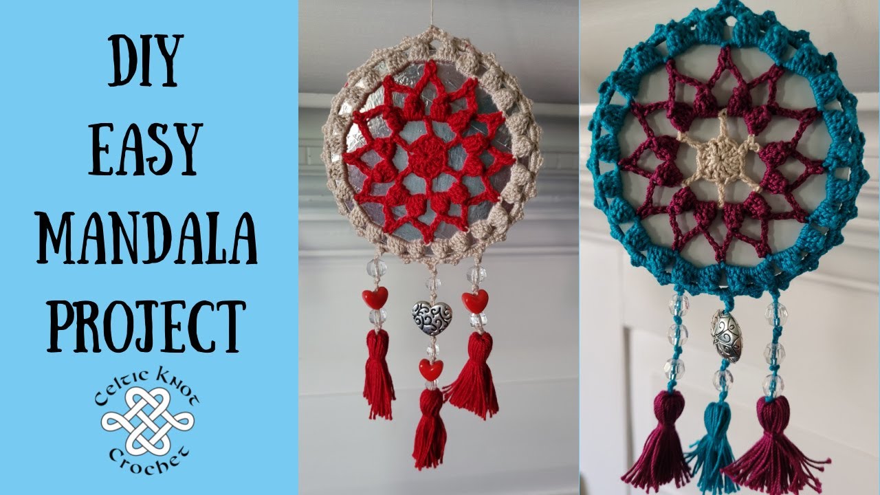 Learn how to crochet this Fairy Garden Mandala