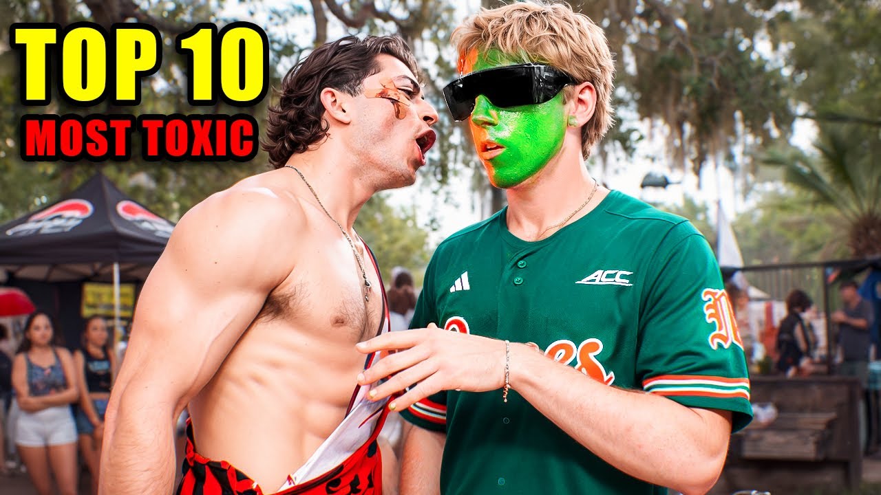 Top 10 Most Toxic College Football Fanbases!