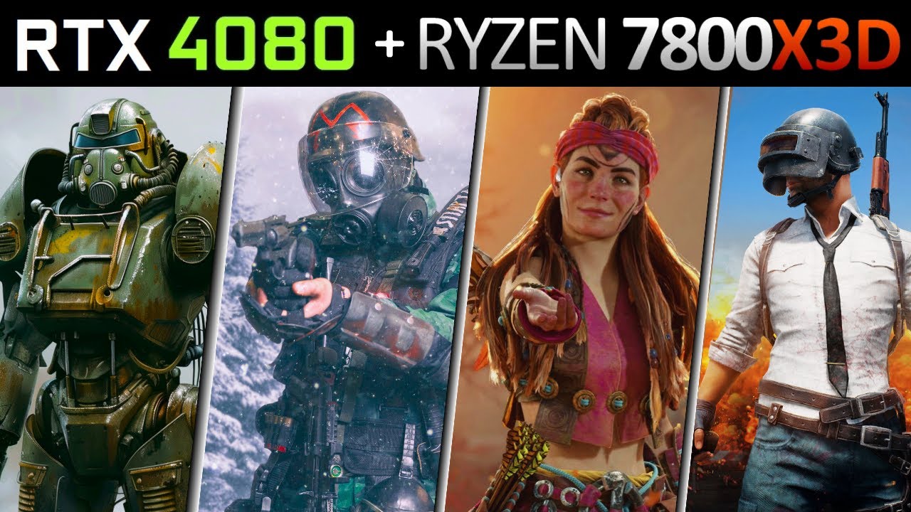 RTX 4080 + 7800X3D l Test in 20 Games l 1440p ULTRA