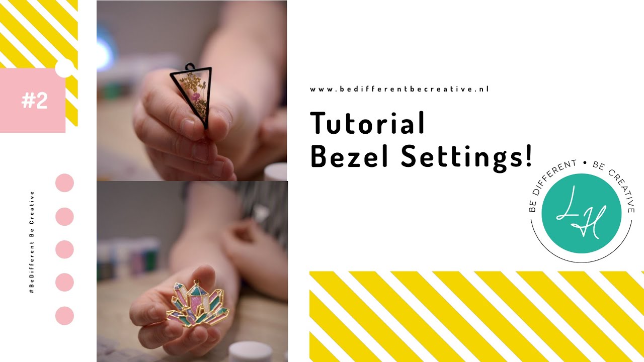 Tutorial Bezel-settings UV-resin (Padico)