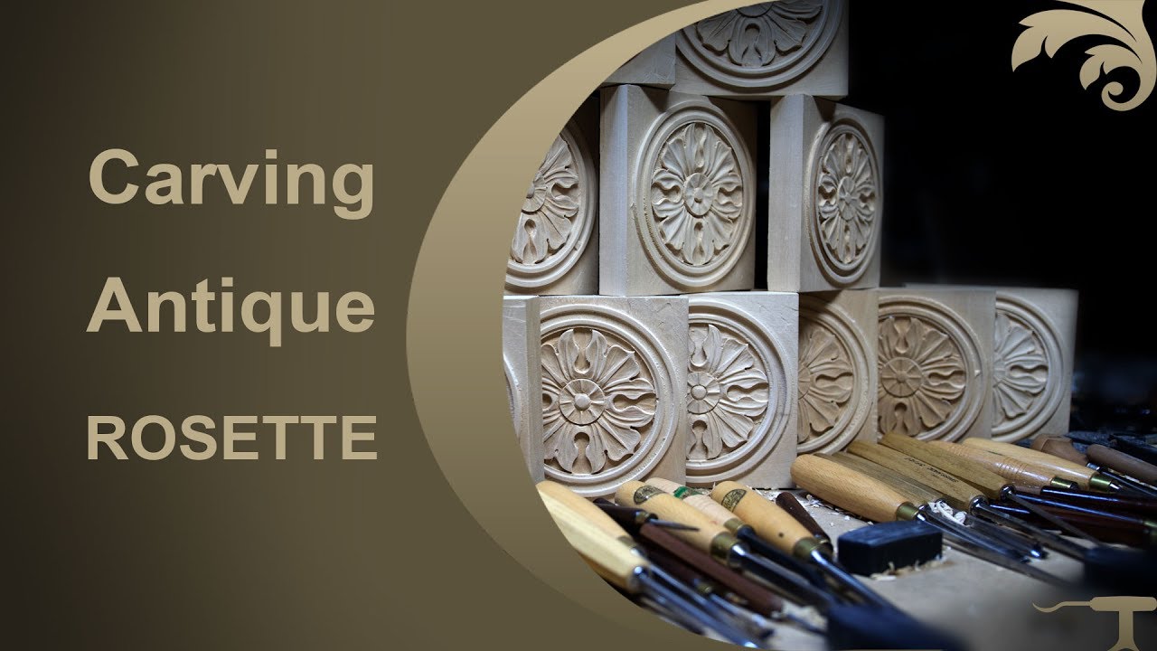 Carving Antique Style Rosette [ Video Workshop Introduction]