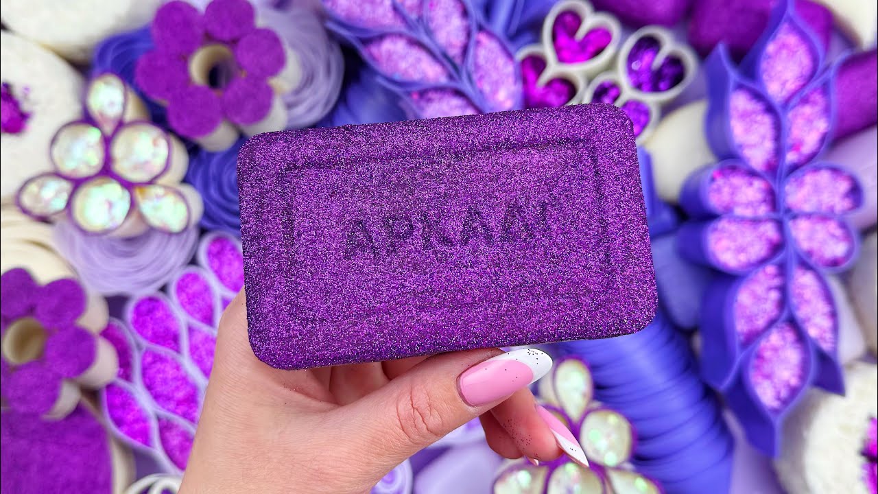 [ASMR]SOAP&GLITTER★Soap boxes with foam&starch★Crushing soap ★4K★ 바삭바삭한 비누★clay cracking
