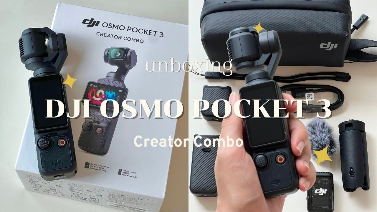 📷 DJI OSMO POCKET 3 unboxing [Creator Combo] 📦 แกะกล่องพร้อมรีวิวการใช้งานเบื้องต้น ✨ 