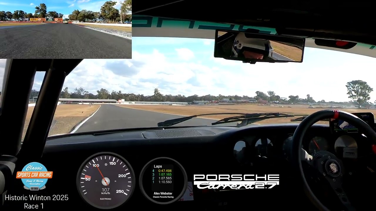Win from Pole - Historic Winton 2025 Group S Race 1
