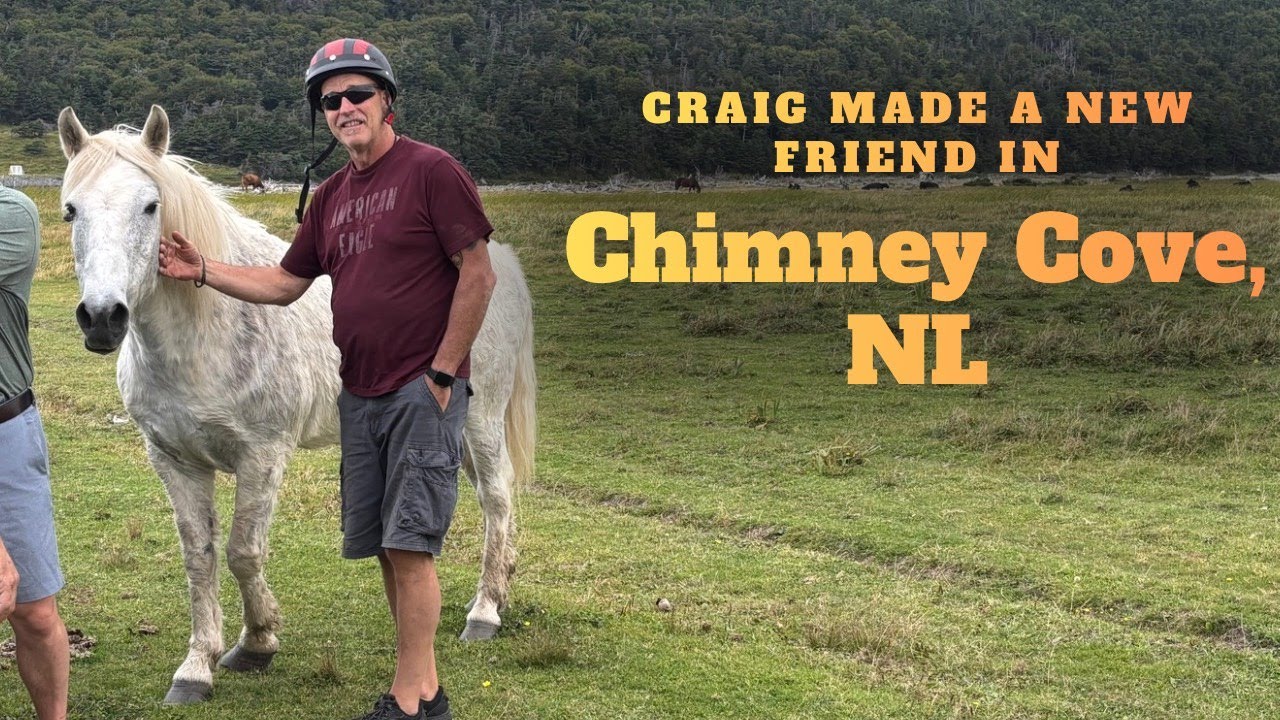 Craig Makes a New Friend in Chimney Cove, NL