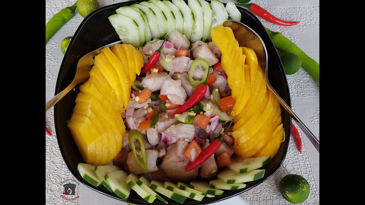 Kinilaw na Tanigue (Fish Ceviche)
