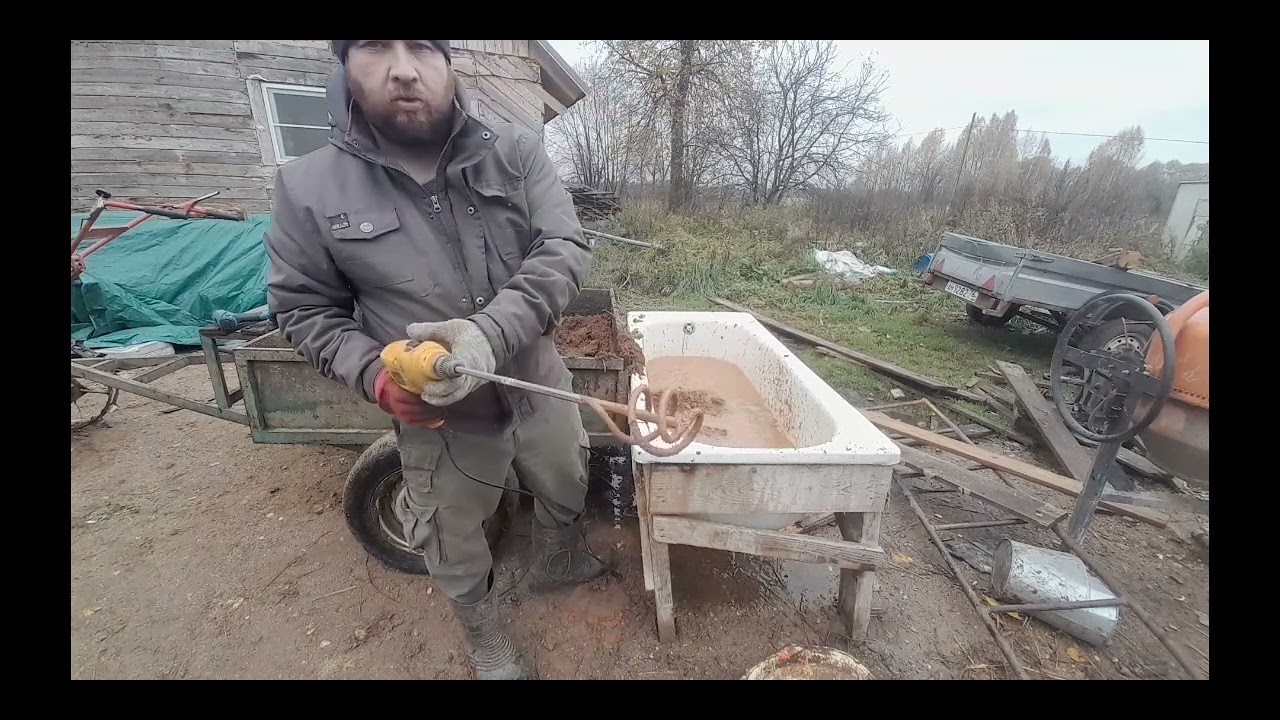 Утеплитель стен, глина с соломой, а надо? Жизнь в деревне.