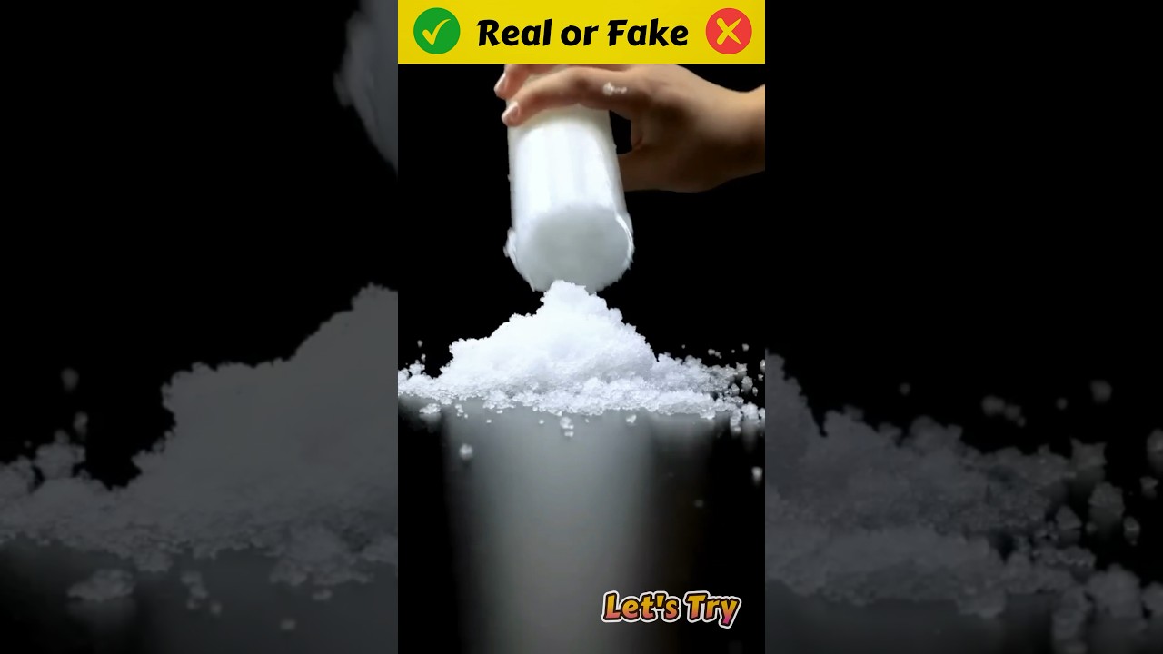I tried to make Snow at Home ❄️😱 #shorts