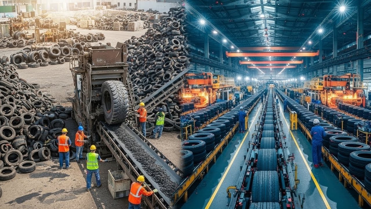 Inside the World’s Largest Tyre Factory: Millions of Car Tyres Made with Precision