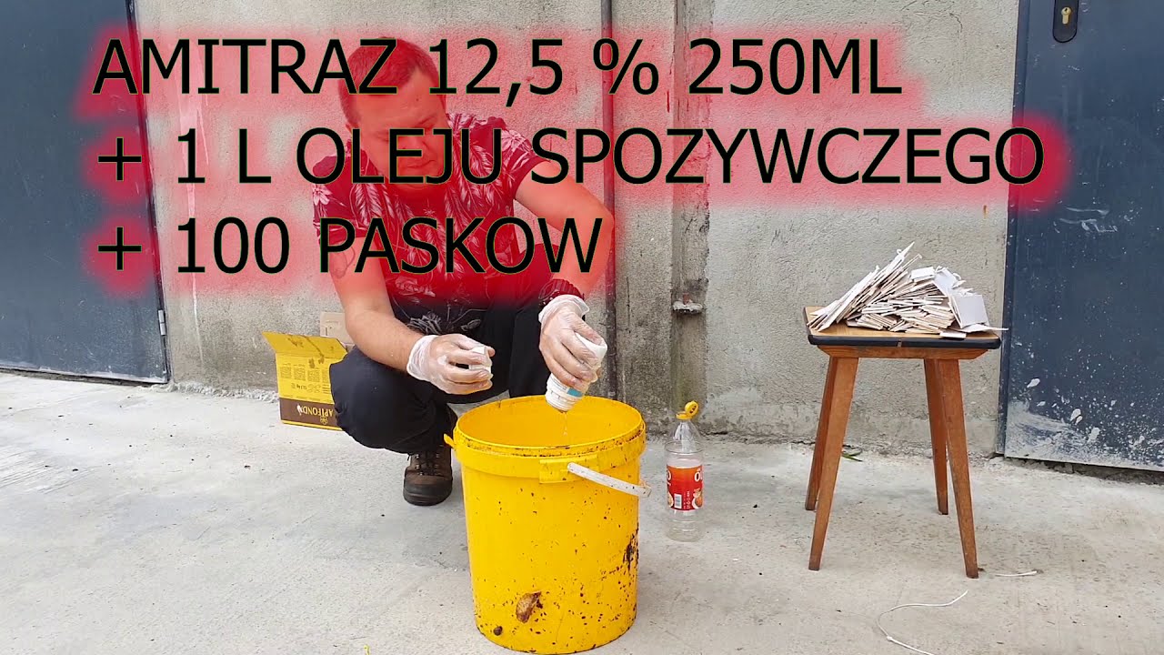 zabijanie warrozy - walka z warrozą przy pomocy Amitrazy - kill Varroa - amitraz