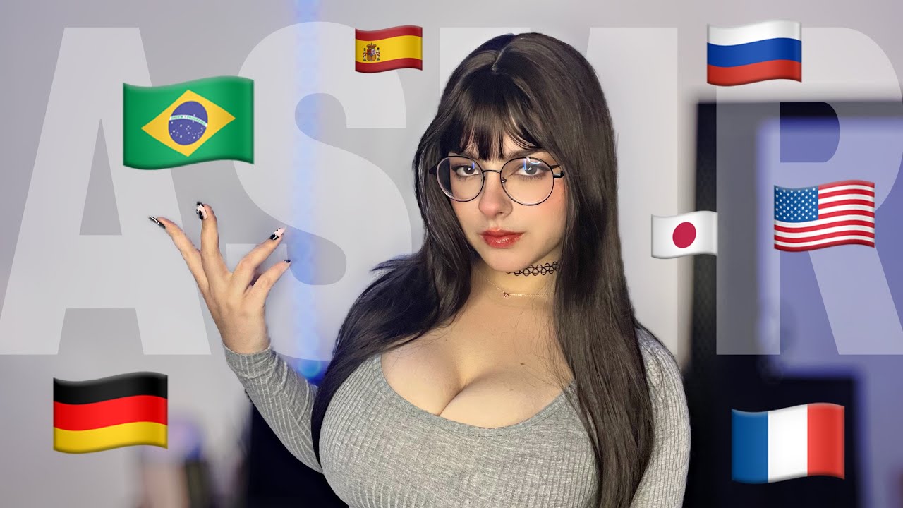 ASMR SUSSURRANDO EM VÁRIAS LÍNGUAS ✨