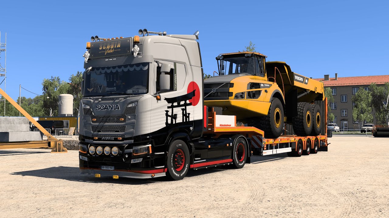 ETS2 1.57 - Scania V8 770S Open Pipe Sound Nordic Horizons DLC