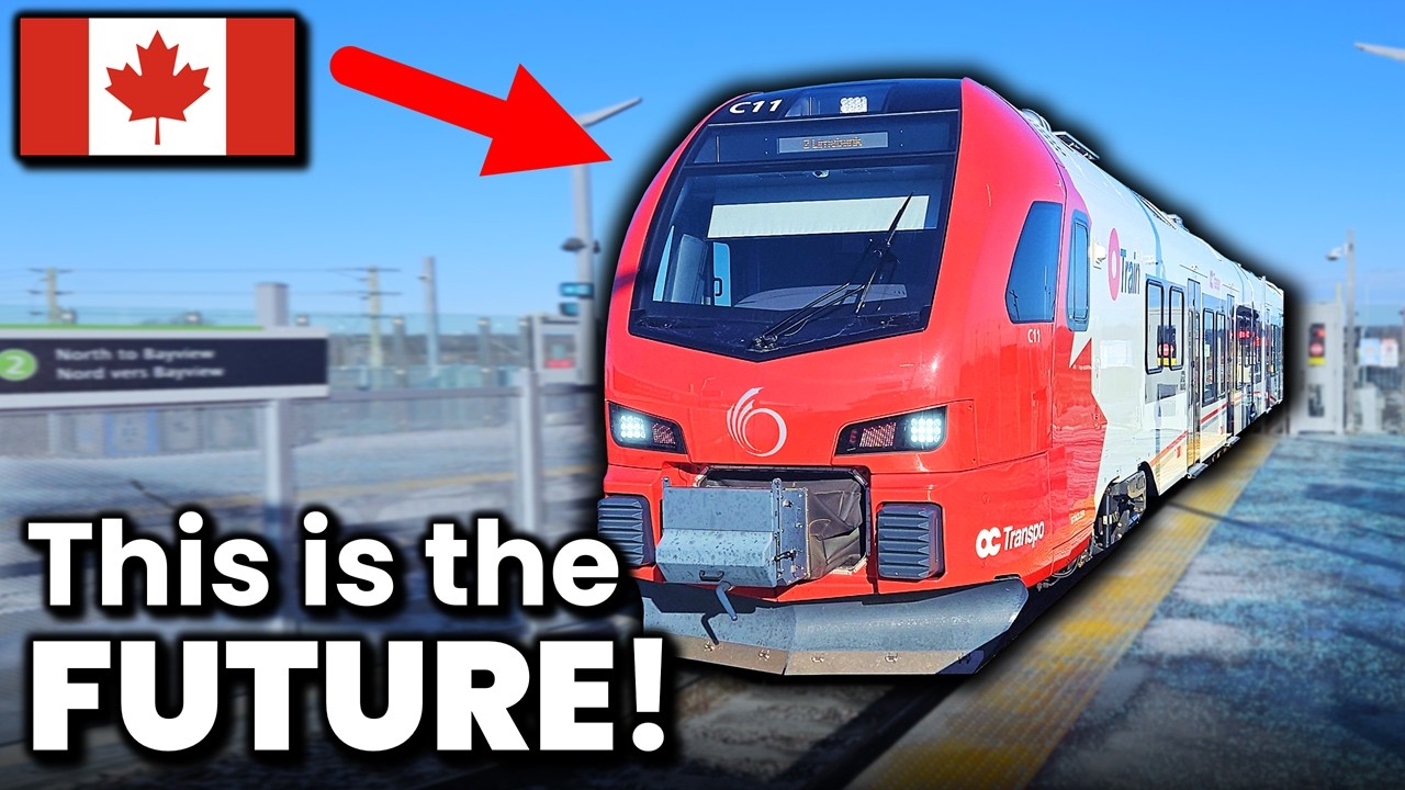 This is Canada’s AMAZING brand-new train! – Ottawa O-Train Review