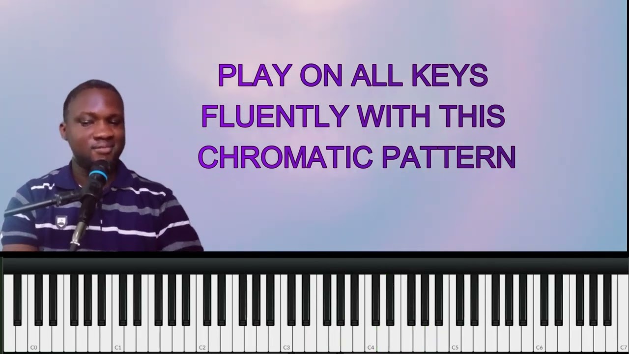   Master the Chromatic 1-5 pattern: Play on all 12 piano keys #pianolessons 