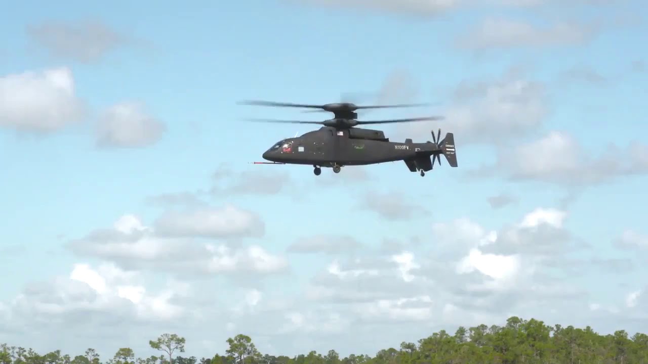 Video of the newest high-speed SB-1 Defiant helicopter developed by Sikorski