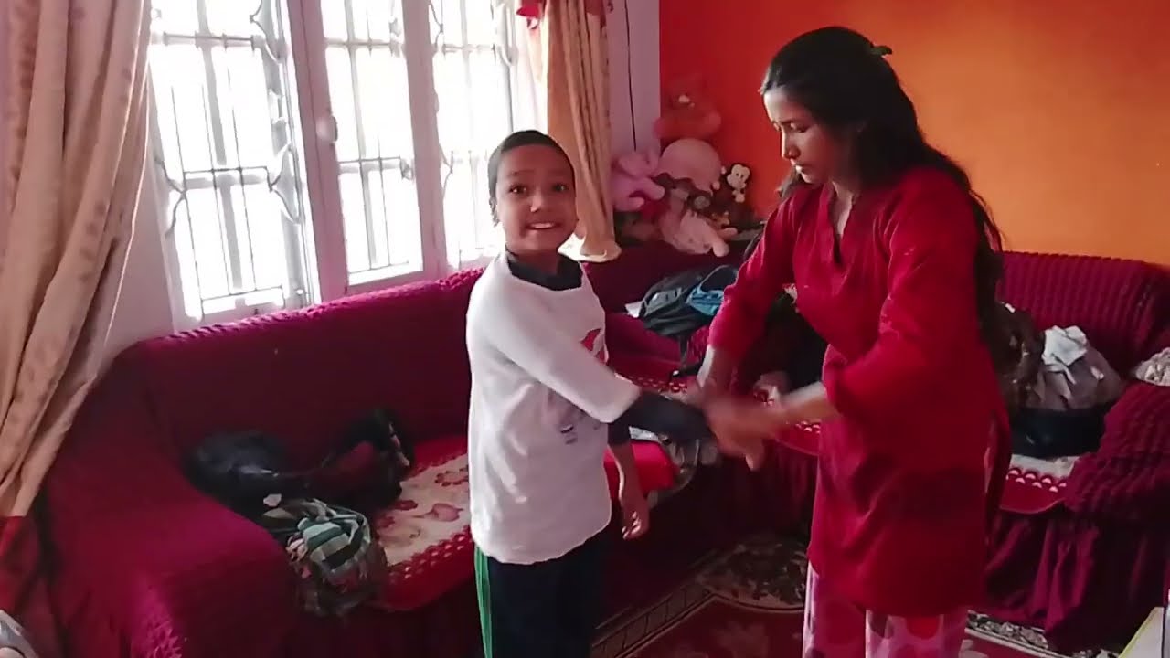 कुखुराको मासुको झोल र चमसुरको साग आजको खानामा #familyvlog #dailyvlog #mukbang #village #villagelife 