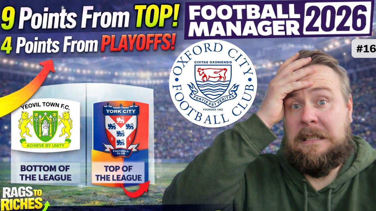 9 Points Off the Top but Only 4 From Disaster… Can We Hold On? #fm26 EP. 16