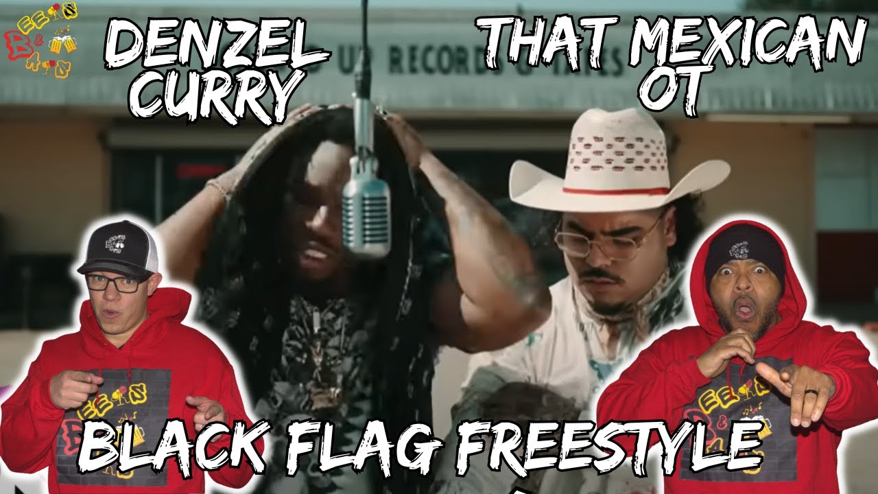 DENZEL & OT ON THE BLOCK? | DENZEL CURRY (FT. THAT MEXICAN OT) - BLACK FLAG FREESTYLE Reaction