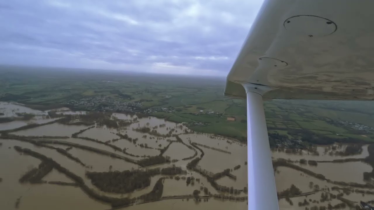 Crue de la Loire en Anjou 20 février 2026