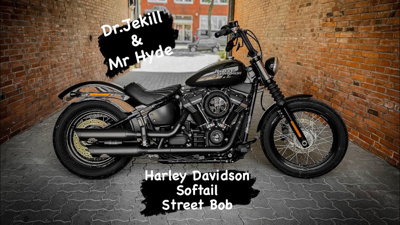 Harley Davidson Softail Street Bob 107er Dr. Jekill & Mr. Hyde 3500 Km Schwarz