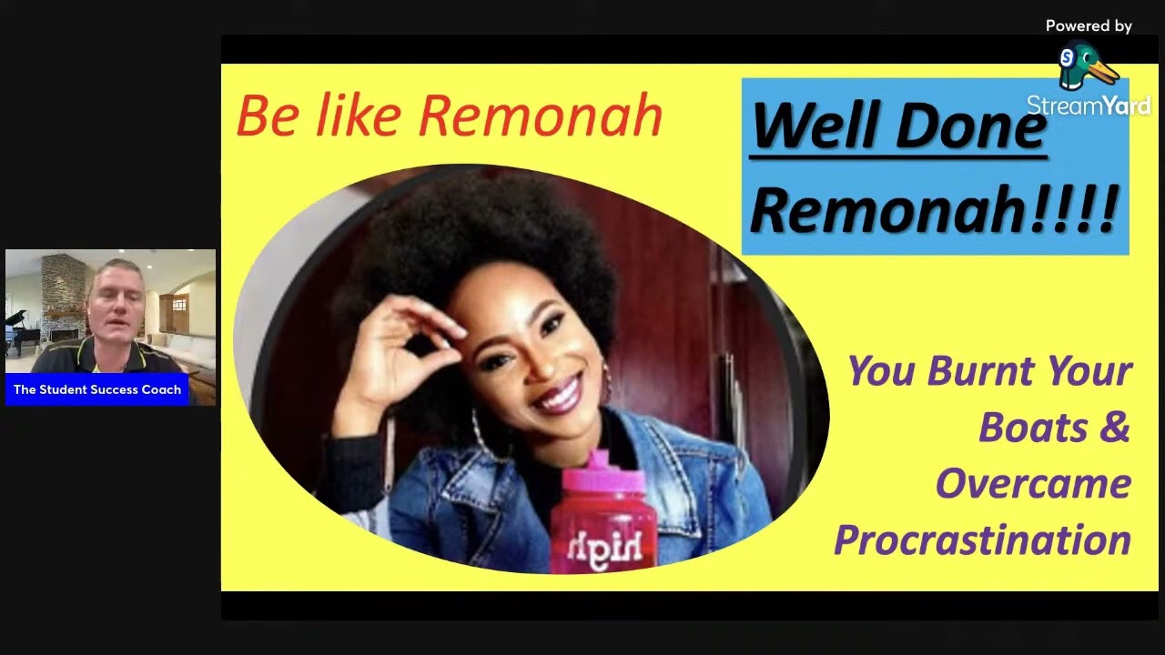 Learn : The good effect of burning your boats and overcoming procrastination