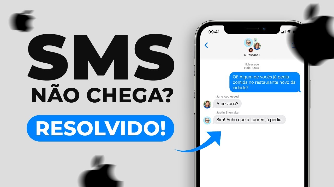 SMS NÃO CHEGA no IPHONE? RESOLVIDO!