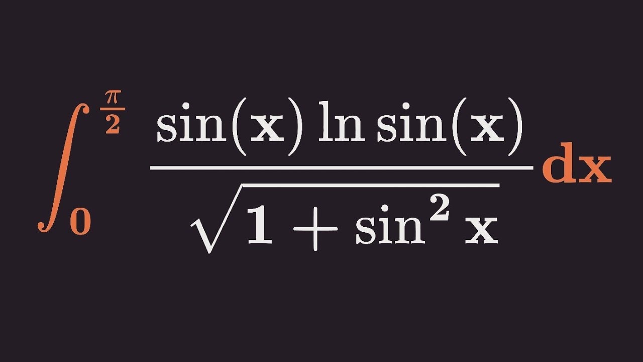 A RIDICULOUSLY AWESOME INTEGRAL! (yes another one)