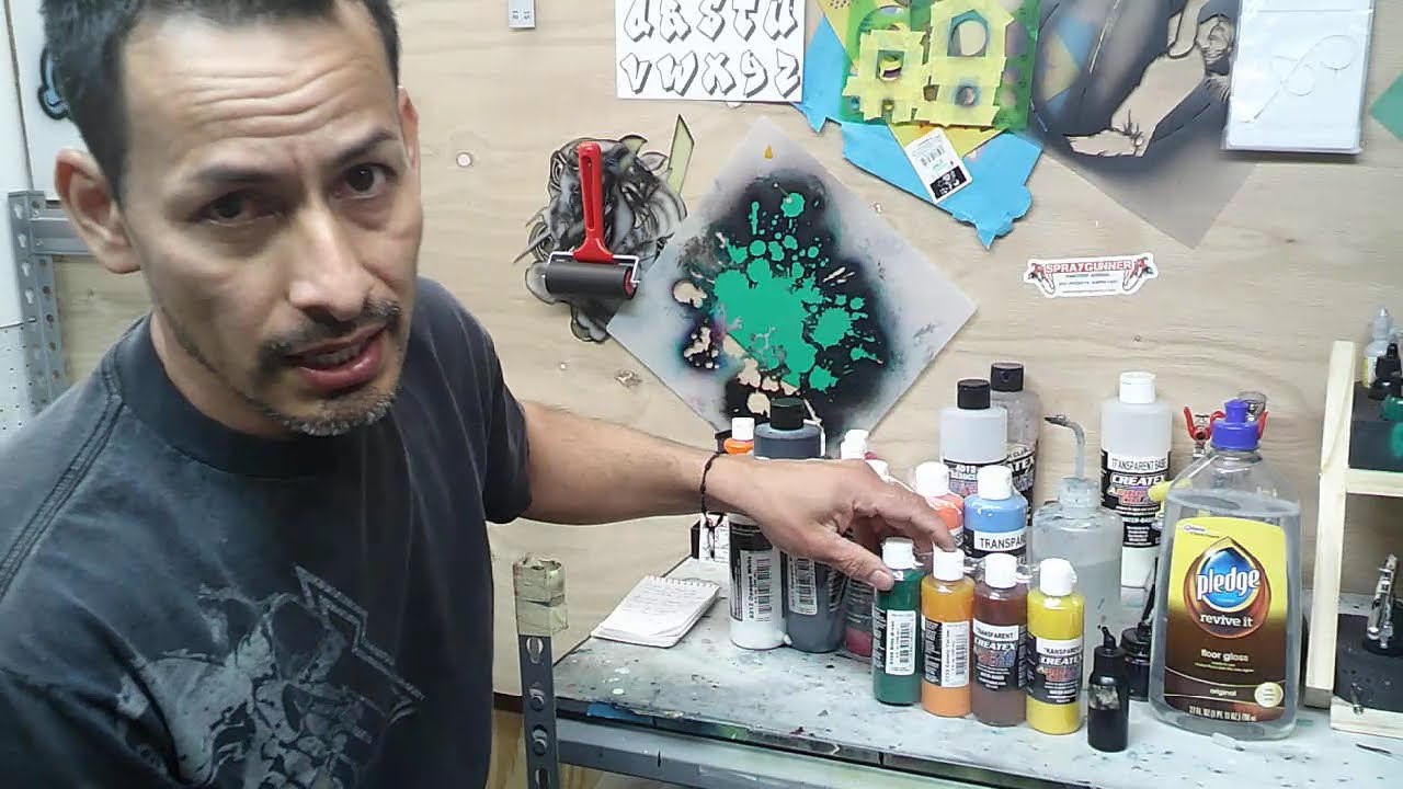 Aerografia que Pintura Usar Para diseños en Camisas y Como Disluirla sin gastar mucho $$$