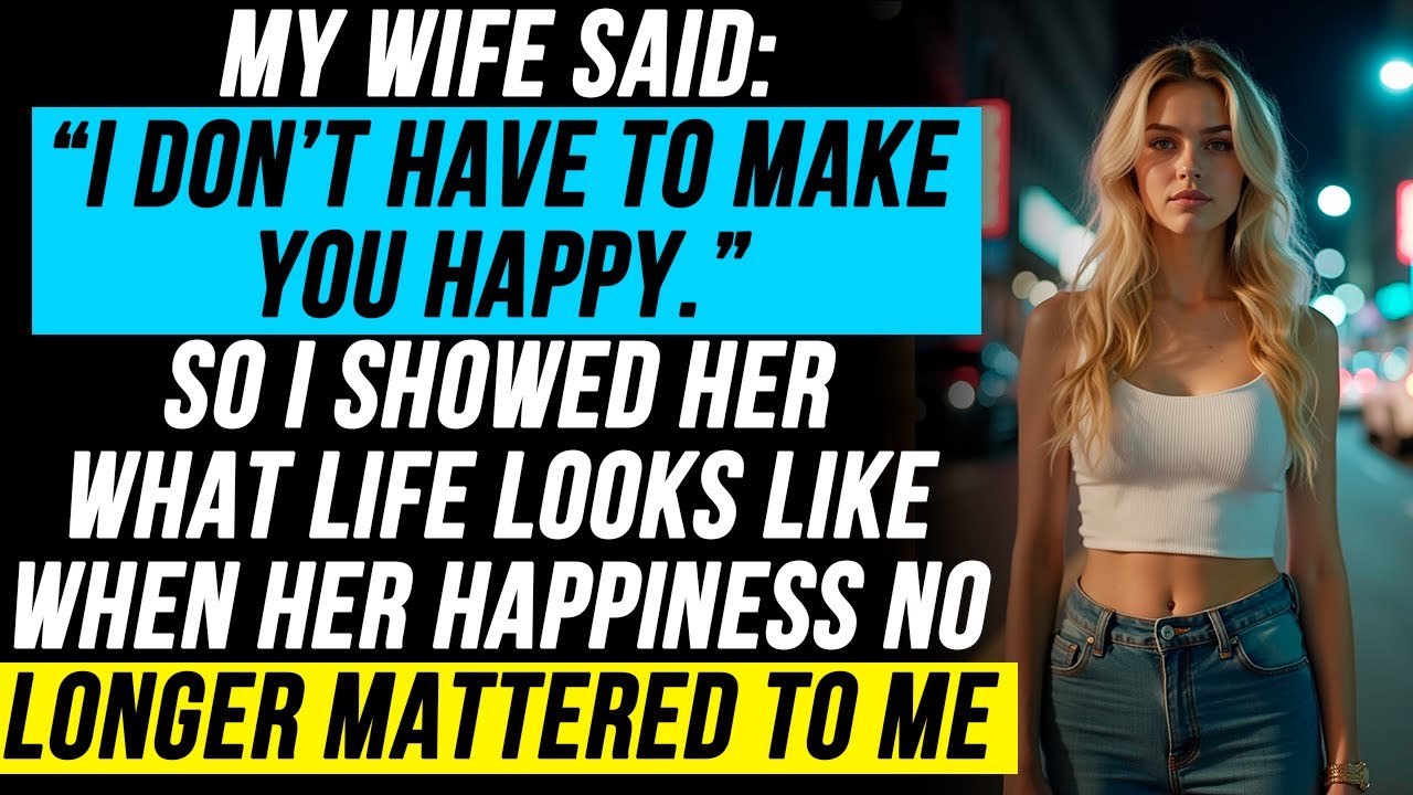 She Said I Wasn’t Her Responsibility — So I Acted Like It