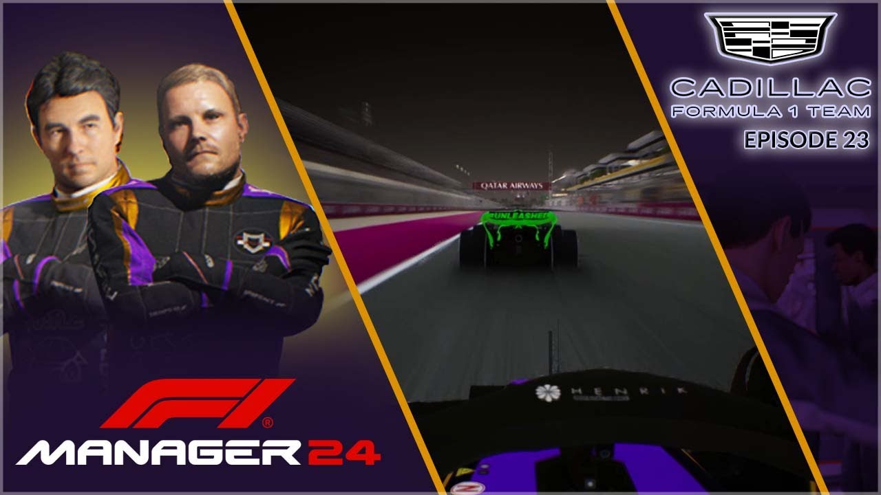 НАЧАЛО ШТРАФА (F1 Manager 2024 - Путь Cadillac к славе - Гран-при Катара)