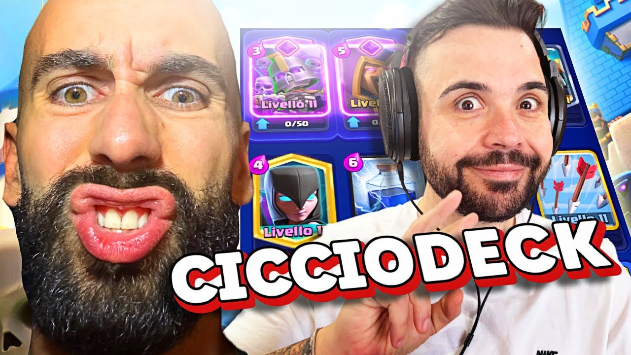 PROVO il DECK di CICCIOGAMER89! 👑 Non riesco ad utilizzarlo 😭 #clashroyale