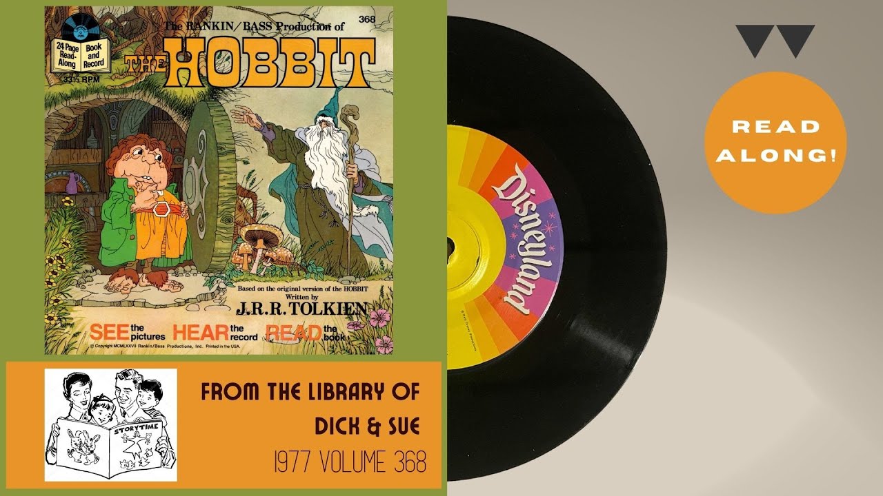 The Hobbit (1977) | Disneyland Little Long-Playing Record 368 | Read-Along Vinyl Record