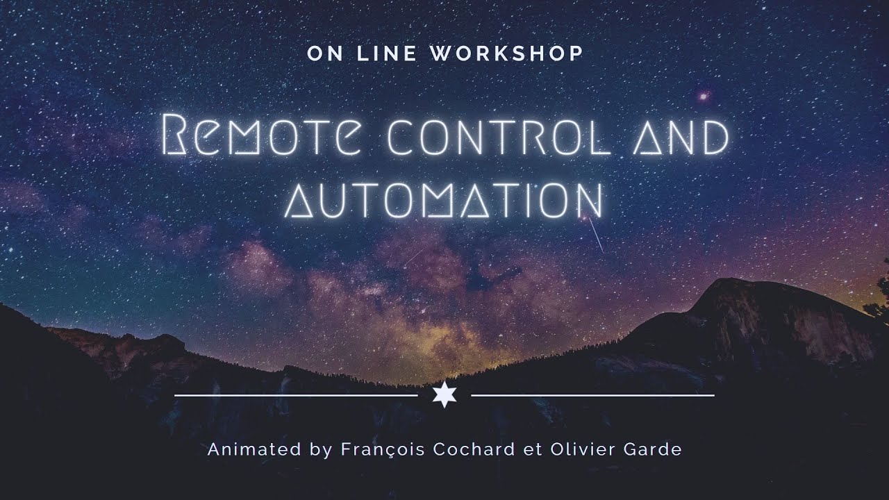 Remote observations in astronomy and spectroscopy