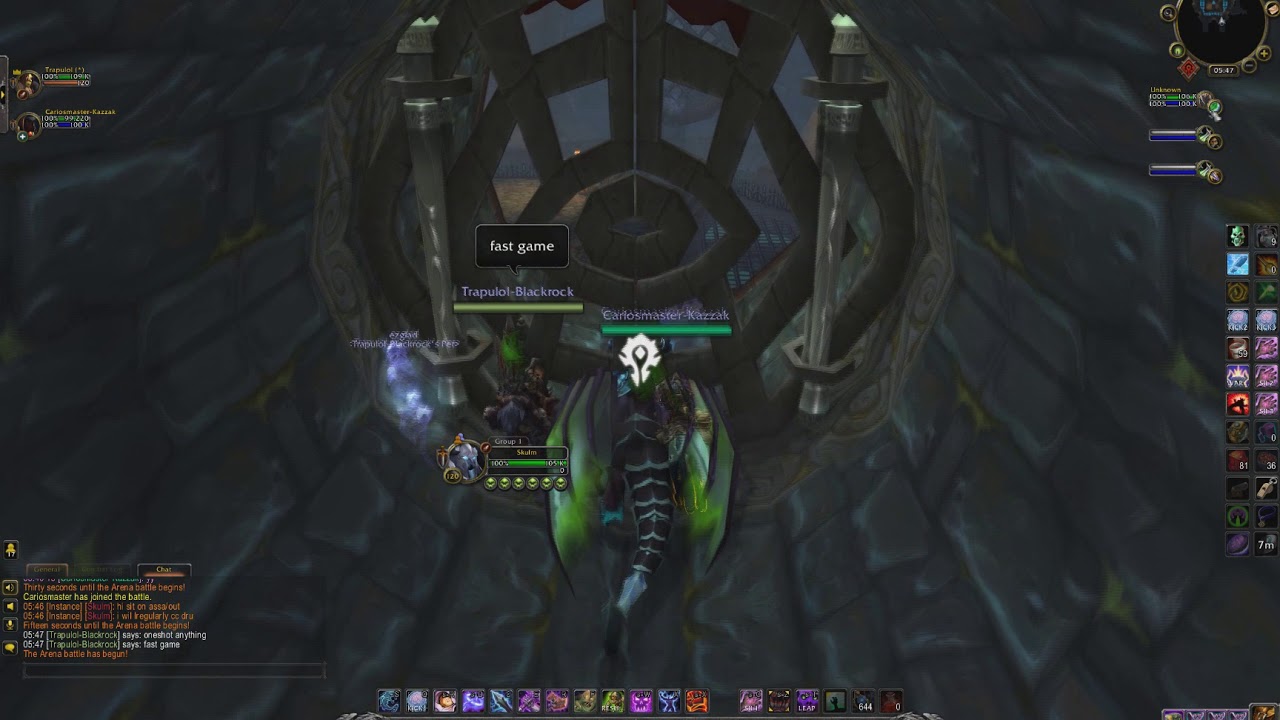 WoW BFA Unholy DK PvP Arena Guide 8.0.1 R1 GLADIATOR WARMONGER SKULM