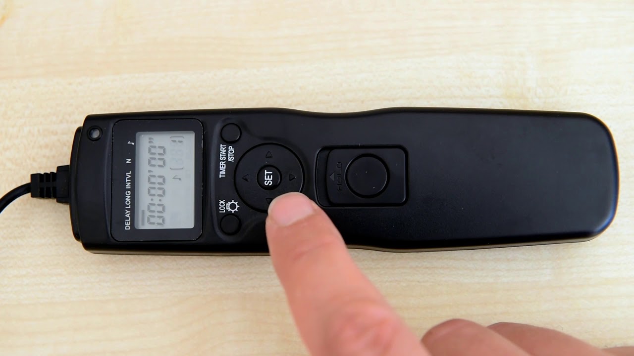 How to use the digital timer remote control.
