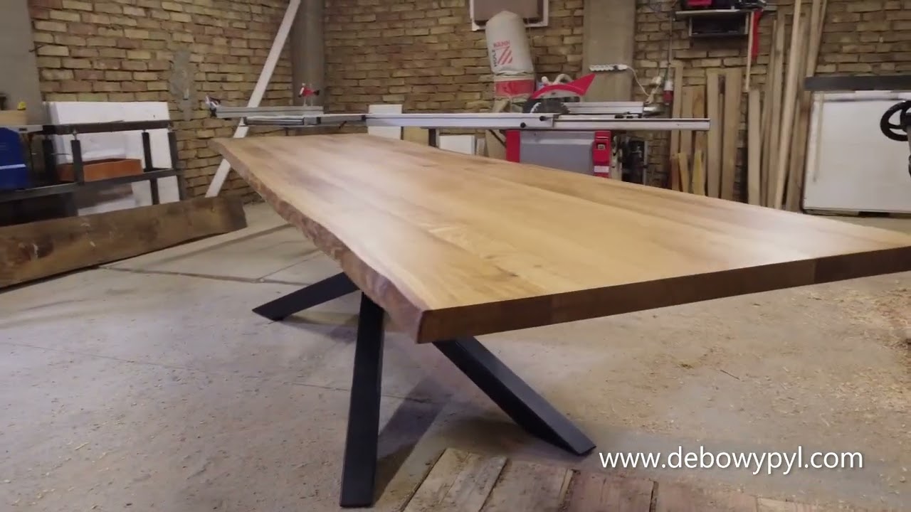 PRODUCENT St&oacute;ł dębowy lite drewno oflis blaty dębowe parapet stopnie trepy na wymiar