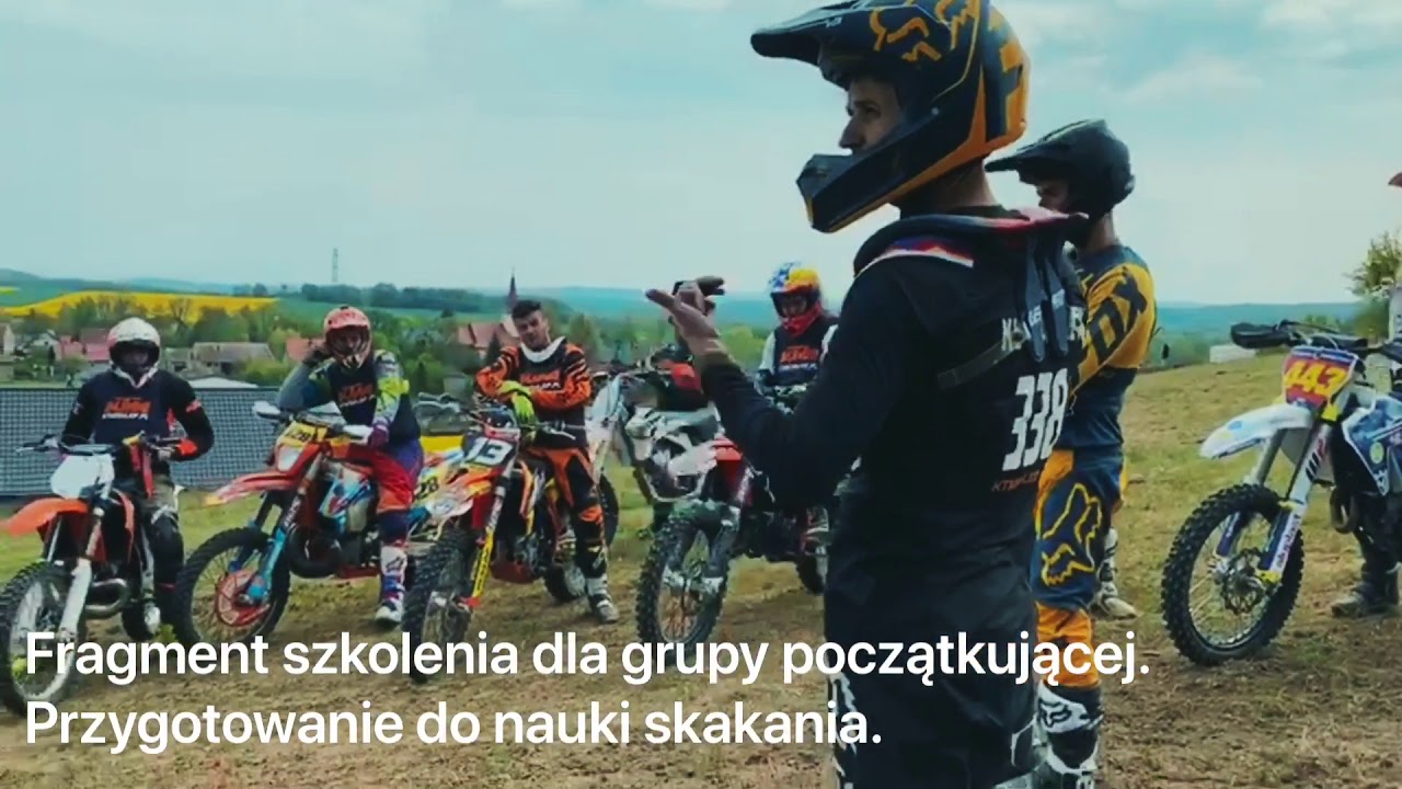 Nauka skakania Motocross/Enduro poziom podstawowy.