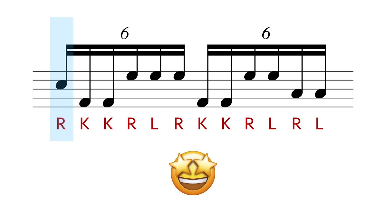 Sextuplet fills - practise these exercises for great chops 🥁💪