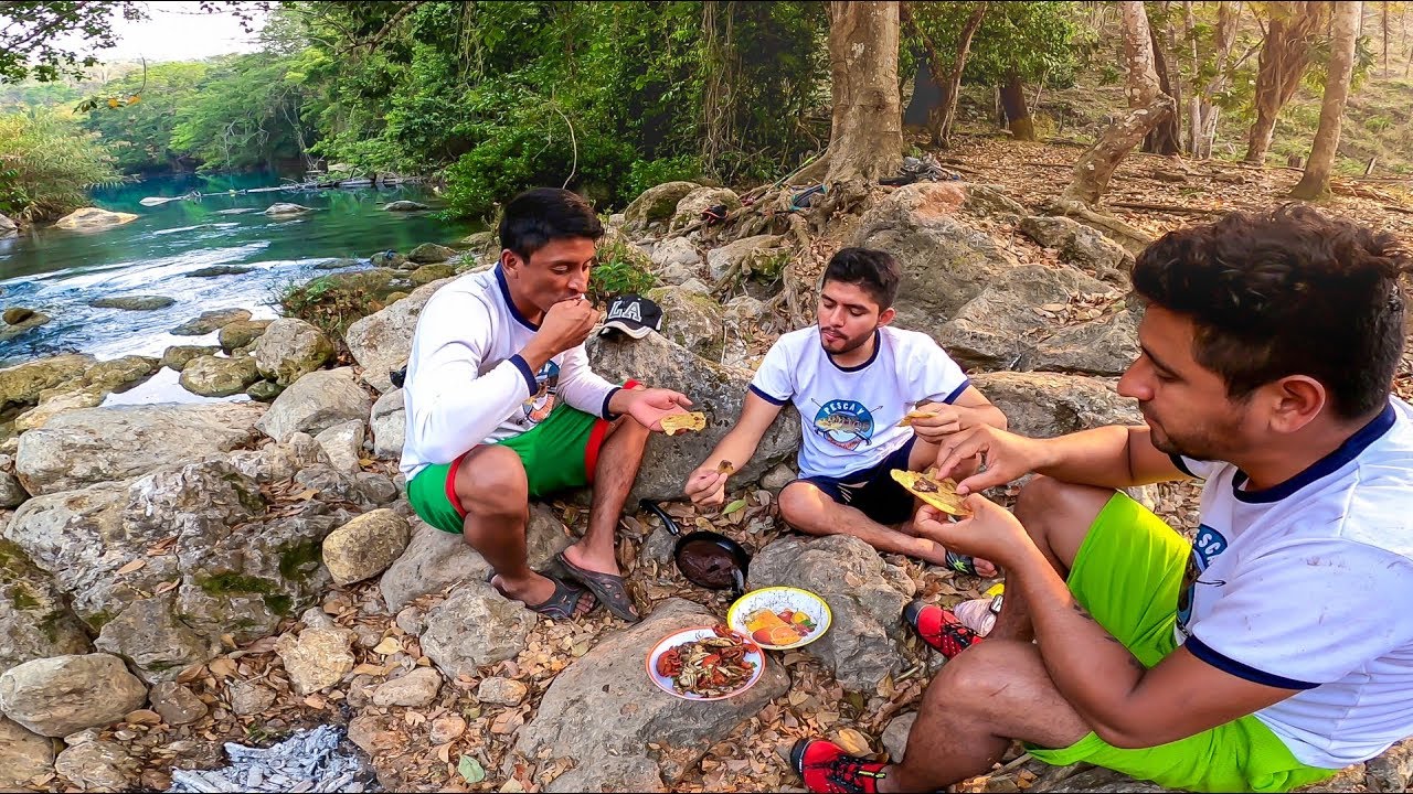 Un mal dia de pesca nuestro Drone cayó en el río pero cocinamos delicioso