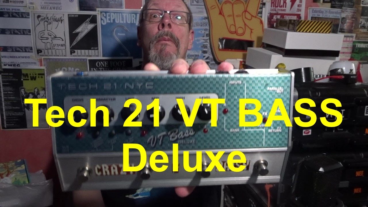 Me and my Bass Tech 21 VT Bass Deluxe
