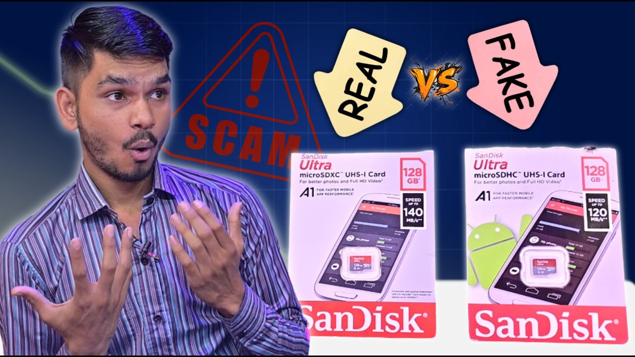 FAKE vs REAL | SanDisk Ultra 128 GB MicroSDXC Memory Card | in Hindi 2026 | 🔥New Scam 😢
