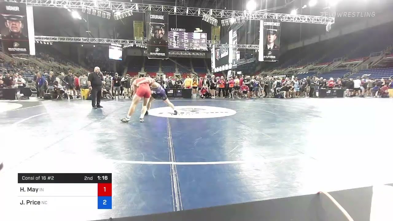 152 Lbs Consi Of 16 #2 - Hunter May, Indiana Vs Jeremiah Price, North Carolina 40a6
