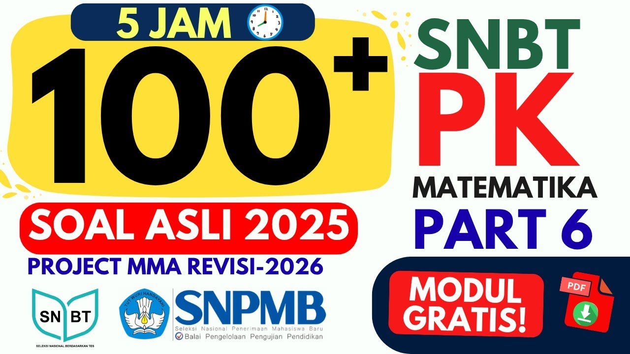 100 Soal PK UTBK SNBT 2026 (ASLI 2025) | Pembahasan Lengkap 5 JAM PART 6