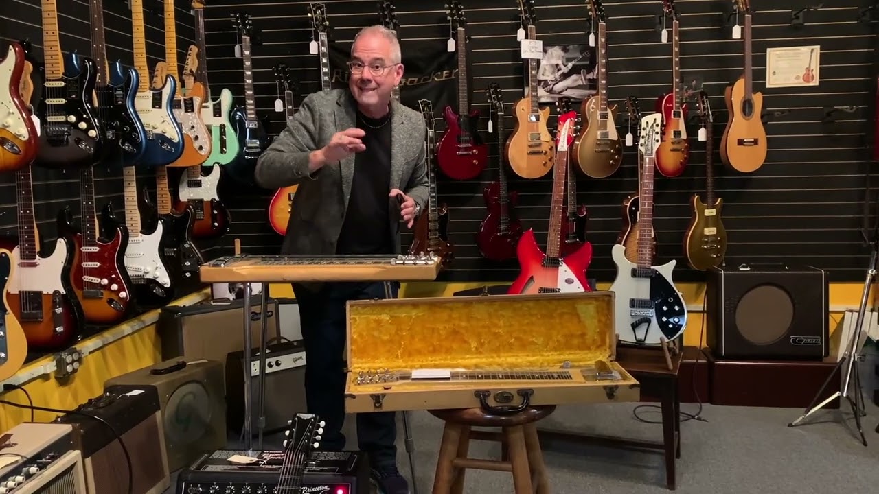A very rare Rickenbacker doubleneck steel