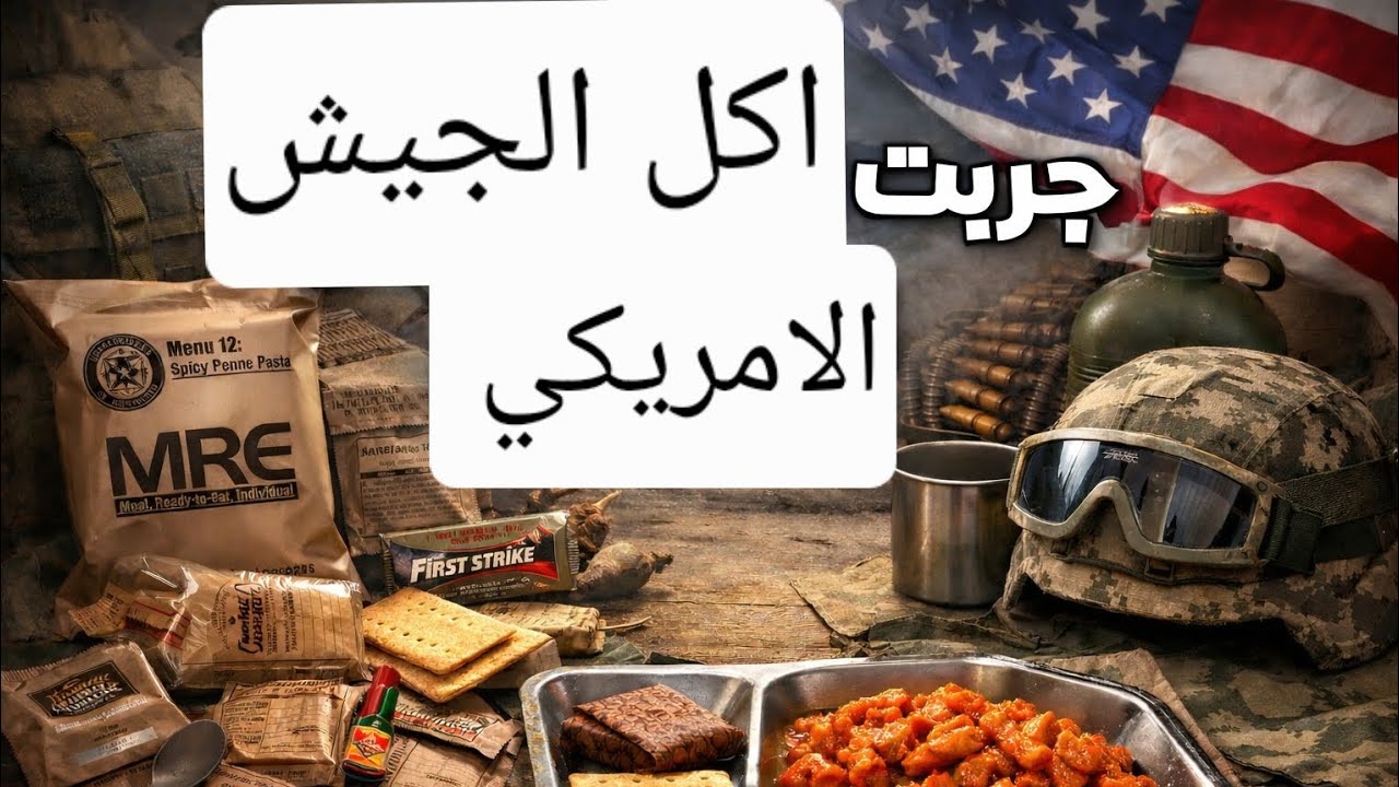 جربت أكل الجيش الأمريكي 🇺🇸🍽️