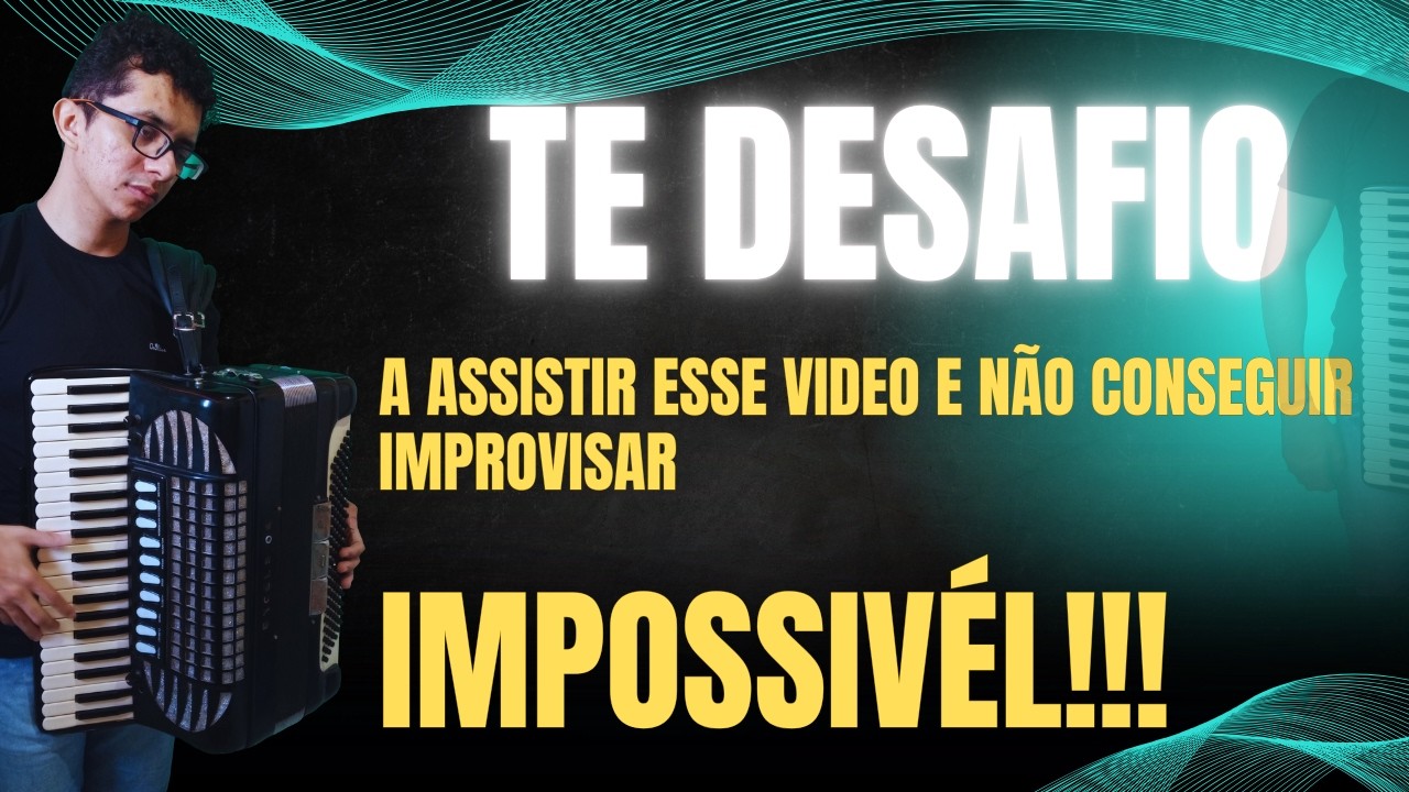 Exercício Para improvisar- qualquer pessoa e instrumento conseguirá improvisar após assistir