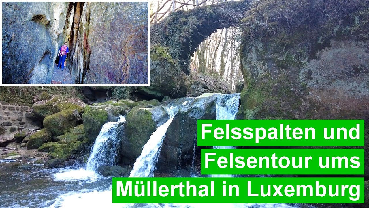 Felsspalten und Felsentour rund ums Müllerthal in der kleinen Luxemburger Schweiz