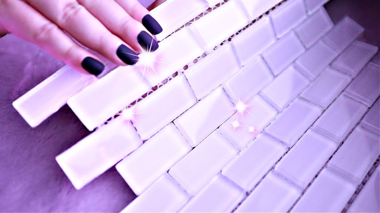 ASMR // Tingly TILES Scratch & Tap // Glass : Porcelain : Wood : Ceramic // NO TALKING